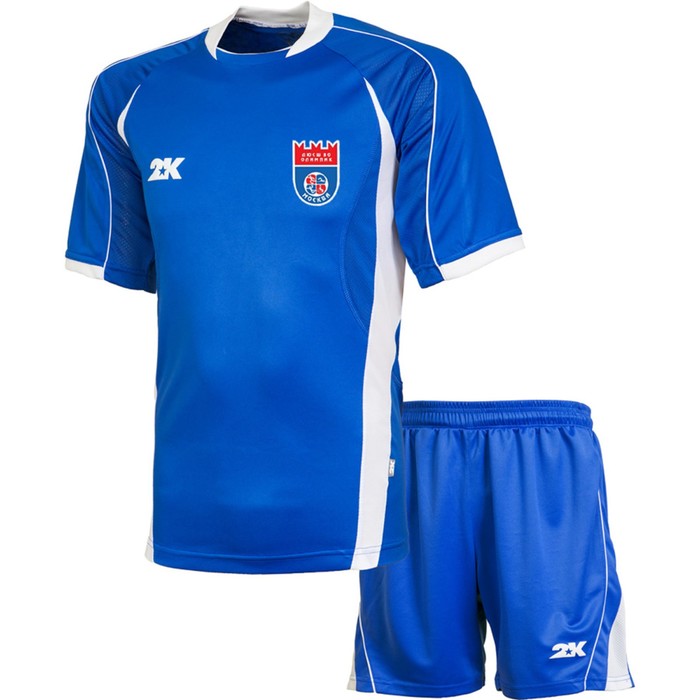 Комплект футбольной формы 2K Sport Forte ДЮСШ 80, royal/royal/white, рост 134