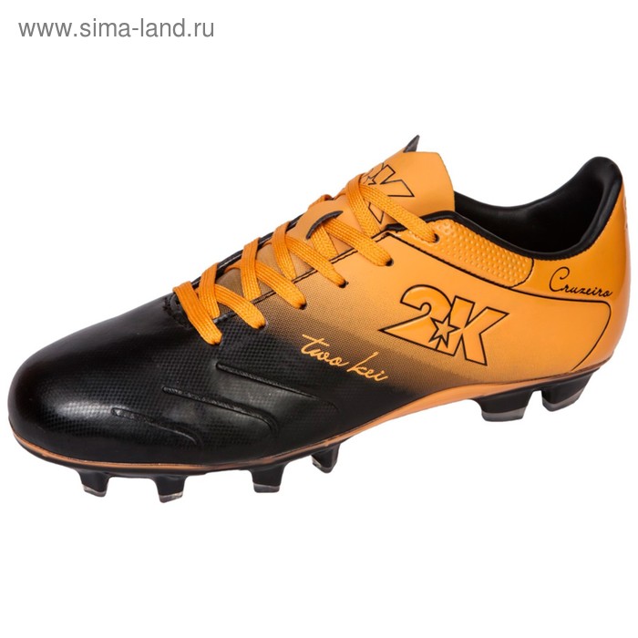 фото Футбольные бутсы 2k sport cruzeiro, black/orange, размер 42 2к