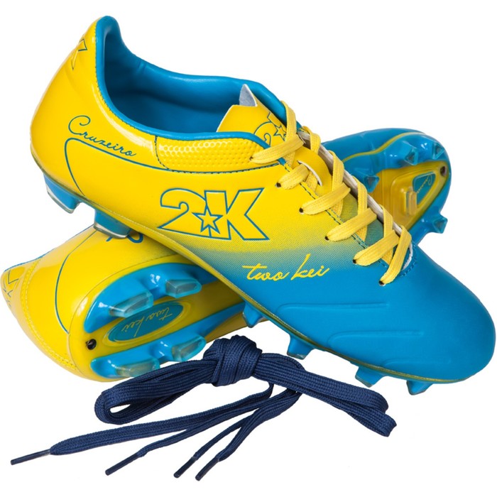 Футбольные бутсы 2K Sport Cruzeiro, blue/yellow, размер 42