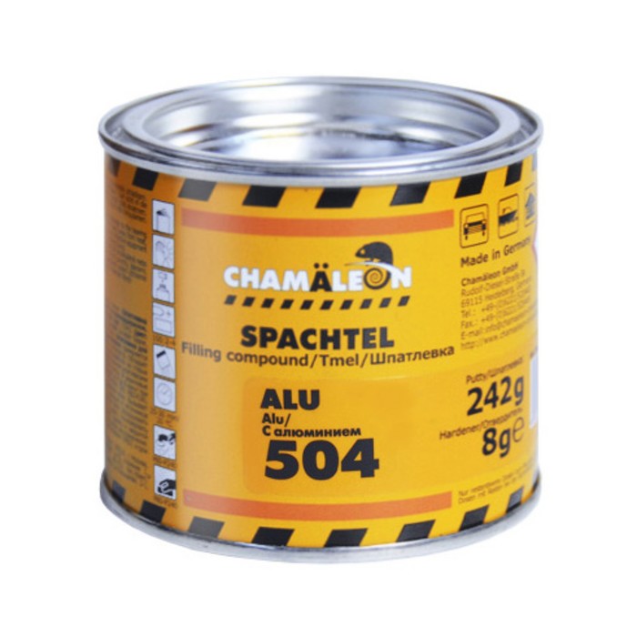 Шпатлевка CHAMAELEON, с алюминием, 0,250 кг