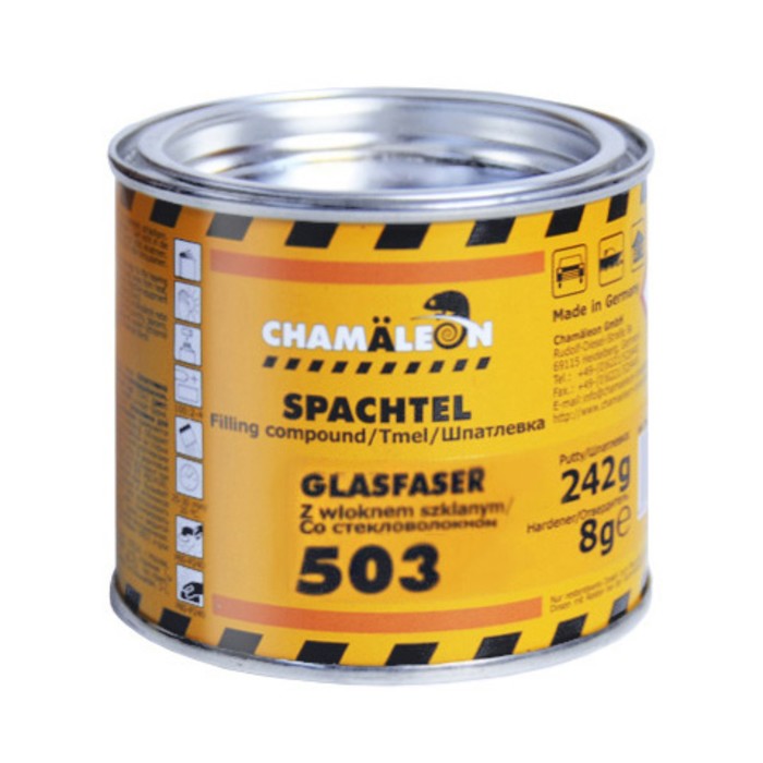Шпатлевка CHAMAELEON, со стекловолокном, 0,250 кг