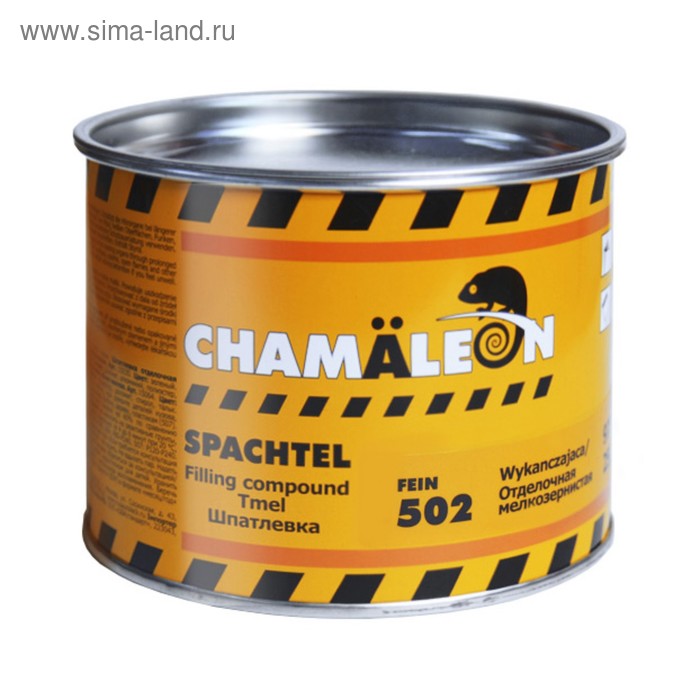 Шпатлевка CHAMAELEON, отделочная, мелкозернистая (отвердитель в комплекте), 1 кг шпатлевка chamaeleon отделочная мелкозернистая отвердитель в комплекте 0 515 кг