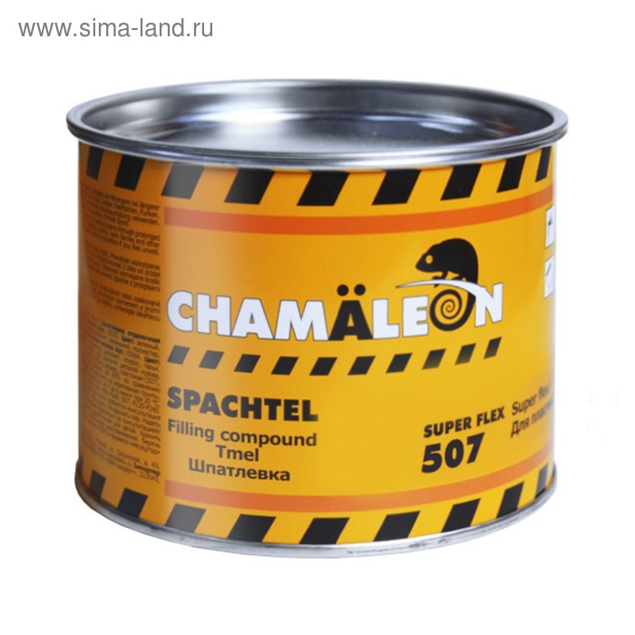 Шпатлевка для пластиков CHAMAELEON (отвердитель в комплекте), 1 кг шпатлевка chamaeleon отделочная мелкозернистая отвердитель в комплекте 0 515 кг