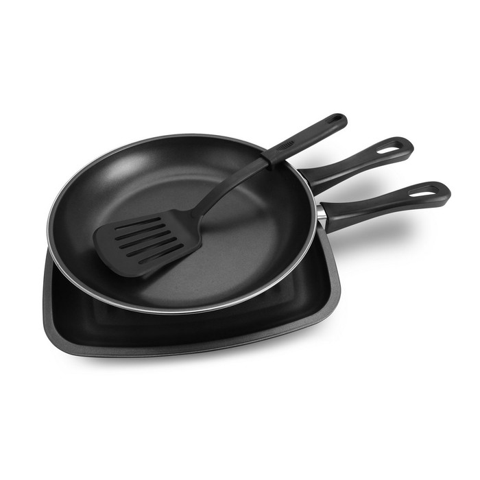 Набор сковород 2 шт диаметр 25 см, 28 см + лопатка