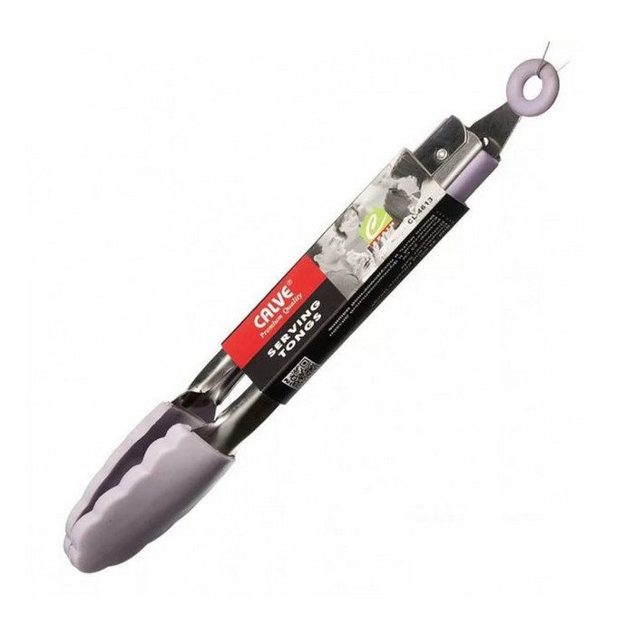 Сервировочные щипцы 23 см цвет МИКС