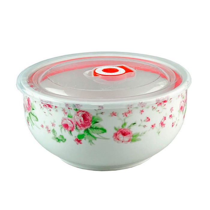 Салатник с вакуумной крышкой 900 мл диаметр 16 см