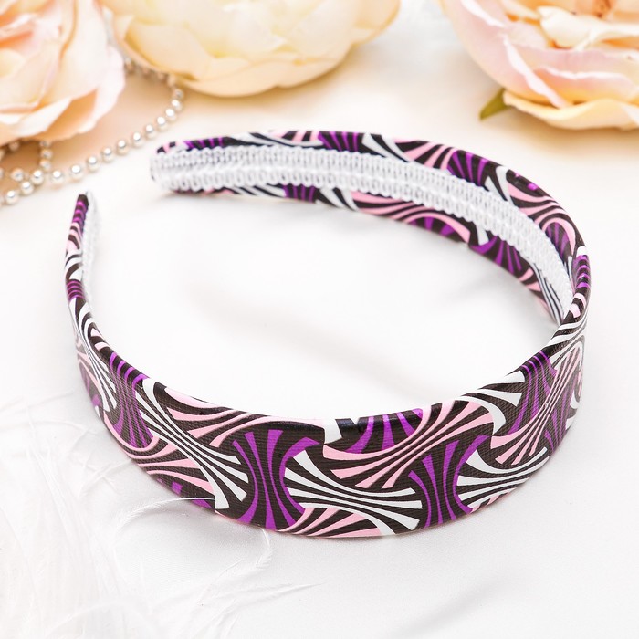 Ободок для волос "Соренто" 3,3 см иллюзия, микс