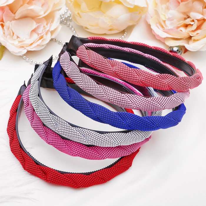 Ободок для волос "Лиана" 1 см рептилия, микс