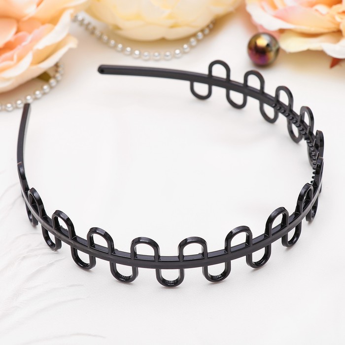 Ободок для волос "Далида" 2 см пружина