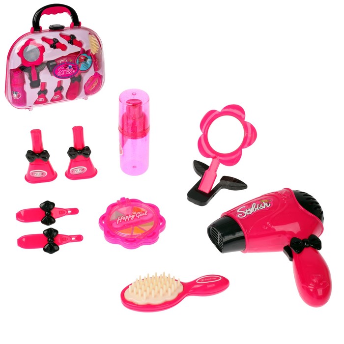 Набор парикмахера "Маленькая мисс", 9 предметов