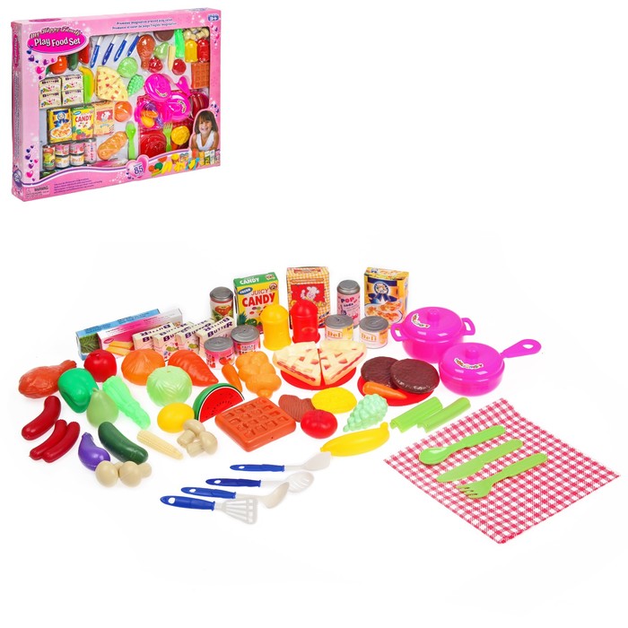 Игровой набор "Готовим дома", 85 предметов