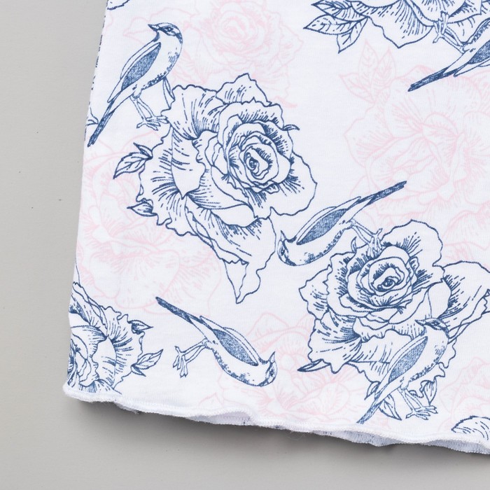 Сорочка женская 231 цвет розовый/синий, р-р 56