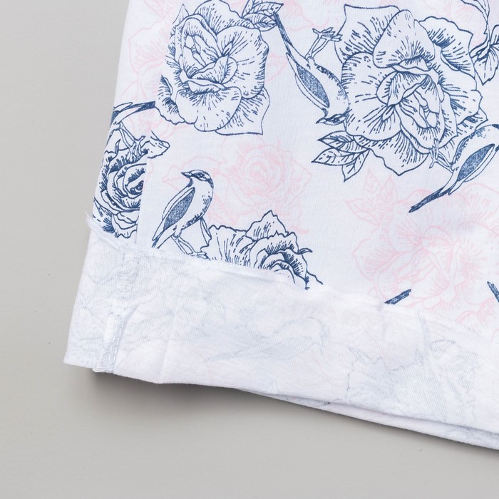 Сорочка женская 231 цвет розовый/синий, р-р 56