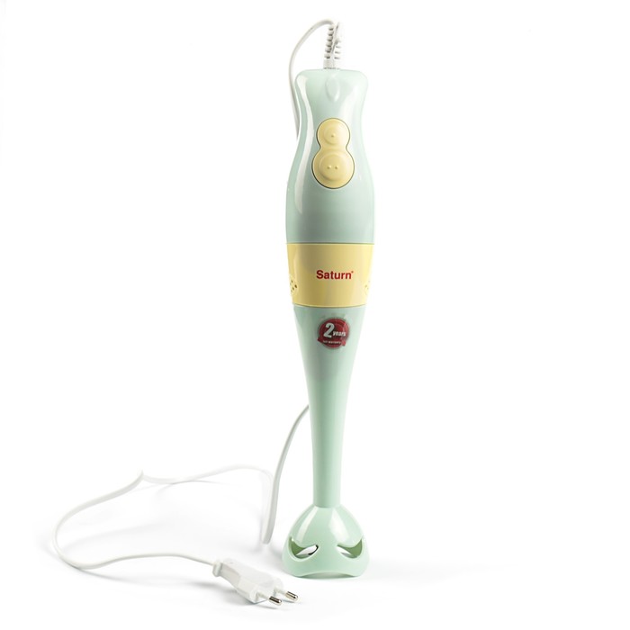 Блендер Saturn ST-FP0050, 300 Вт, 2 скорости, белый