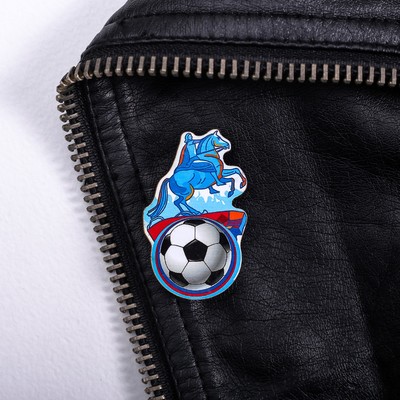 Значок «Санкт-Петербург. Медный всадник. Мяч»