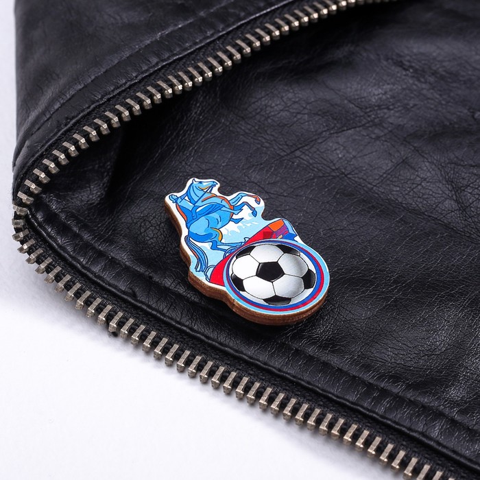 Значок «Санкт-Петербург. Медный всадник. Мяч»