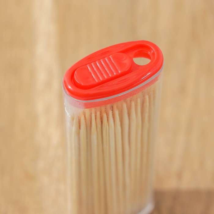 Зубочистки 70-80 шт цвет МИКС