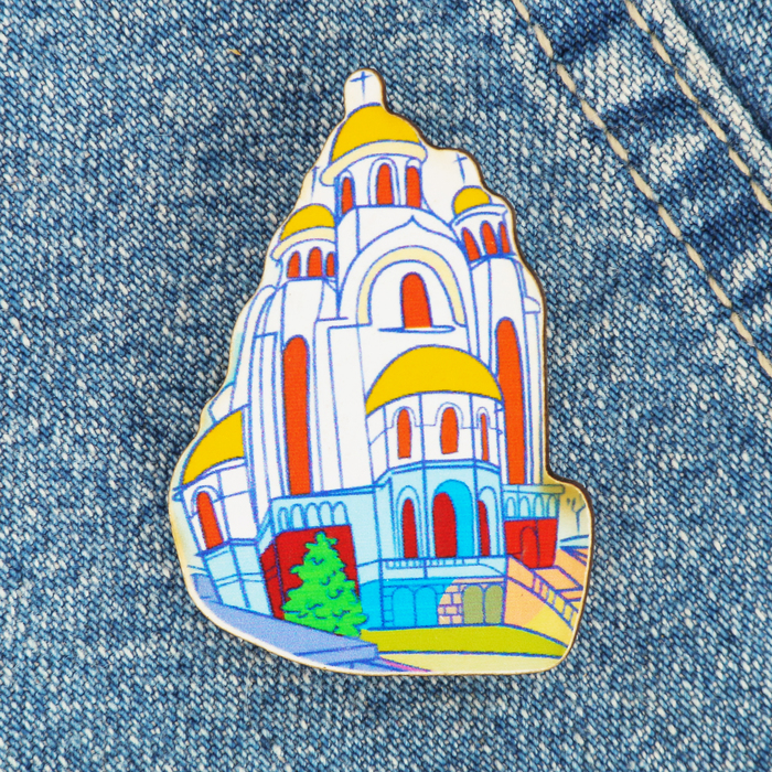 Значок «Екатеринбург. Храм на Крови»