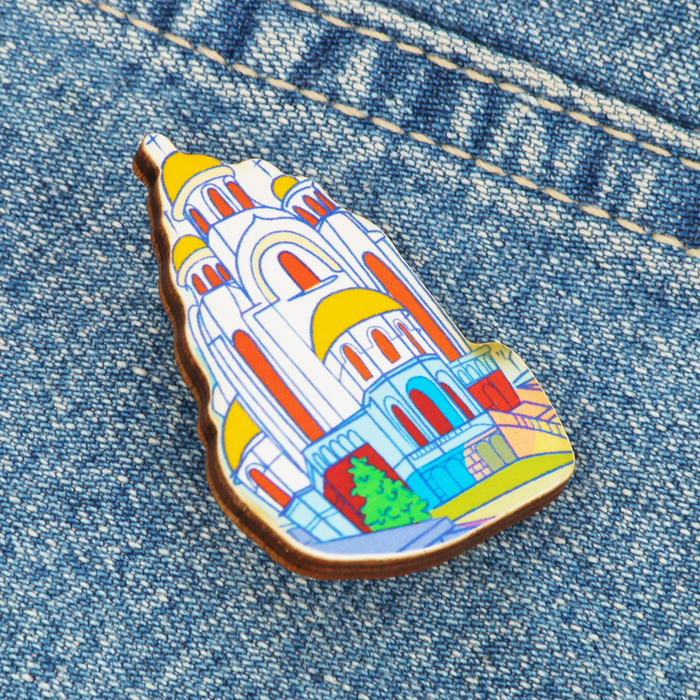 Значок «Екатеринбург. Храм на Крови»