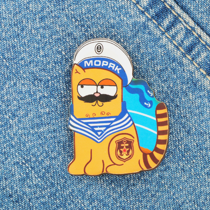 Значок «Владивосток. Морской кот»