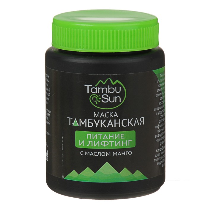 Маска грязевая Тамбу-Сан с Тамбуканской грязью. Питание и лифтинг. Объем 100 мл.