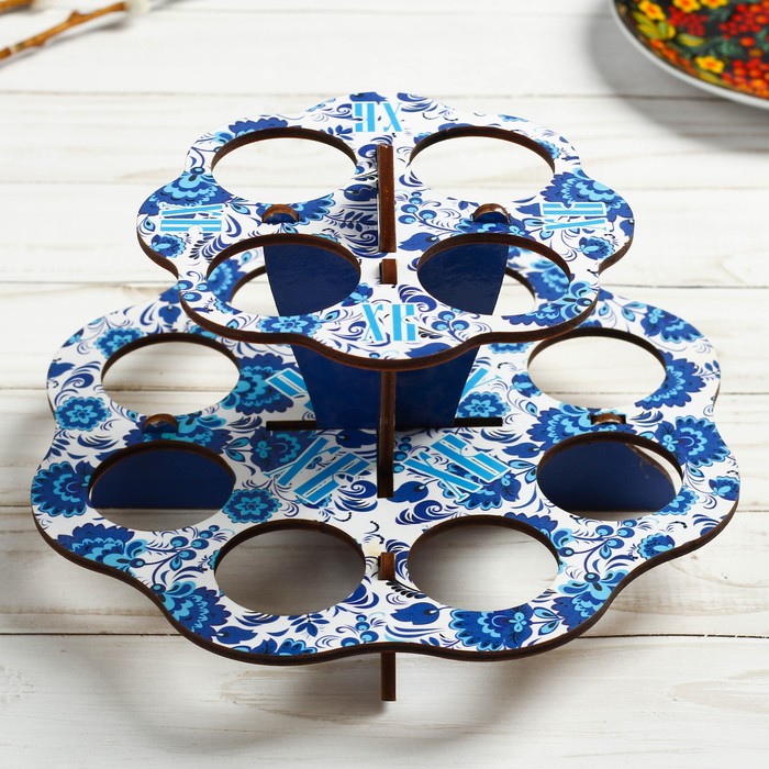 Подставка пасхальная "Гжель"