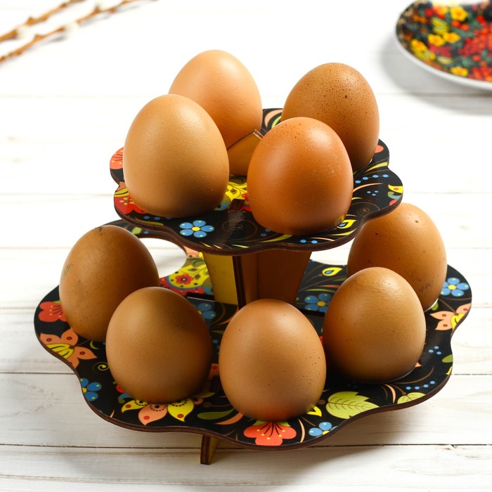 Подставка пасхальная "Роспись жостовская"