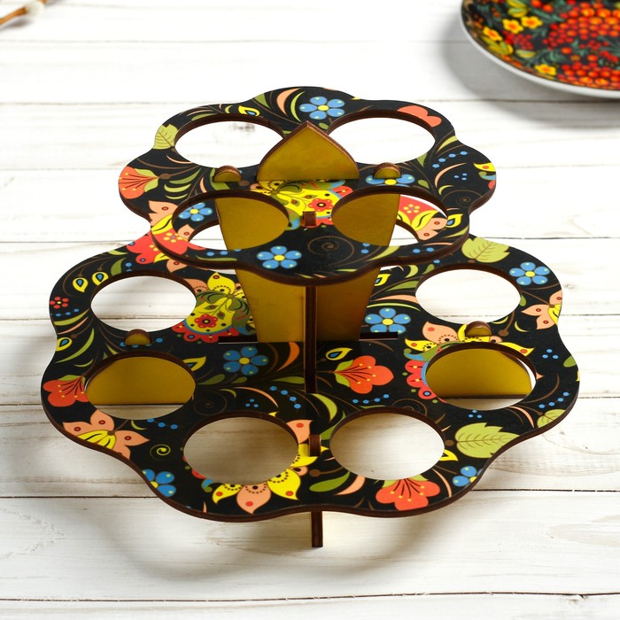 Подставка пасхальная "Роспись жостовская"