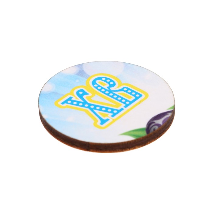 Магнит "ХВ" солнечные зайчики; ассорти, 40 мм