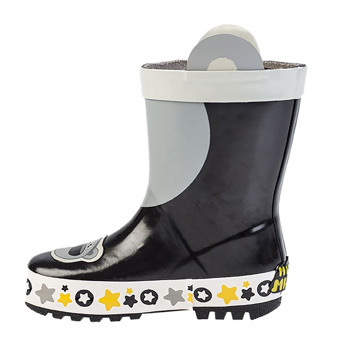 Сапоги резиновые детские арт. 7160A, цвет чёрный, размер 27