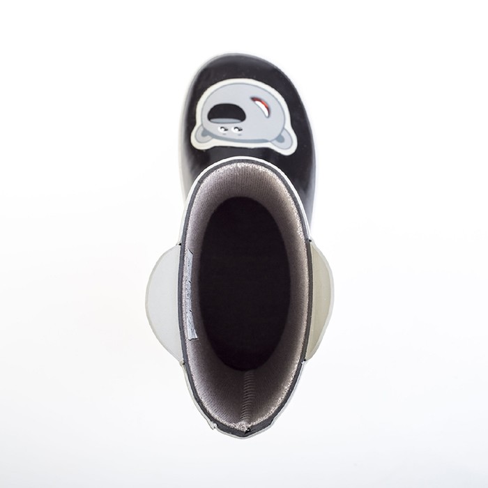 Сапоги резиновые детские арт. 7160A, цвет чёрный, размер 27