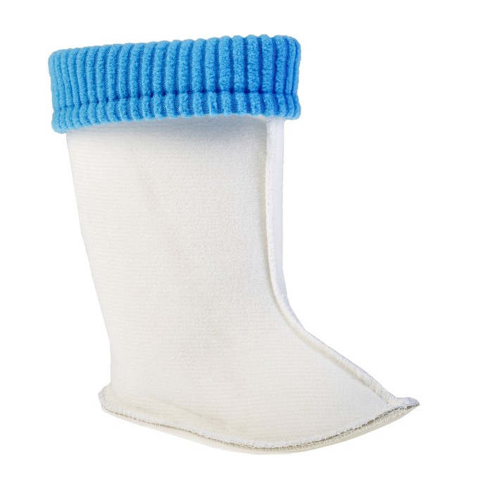 Сапоги резиновые детские со светодиодами, арт. 7185C, цвет голубой, размер 28