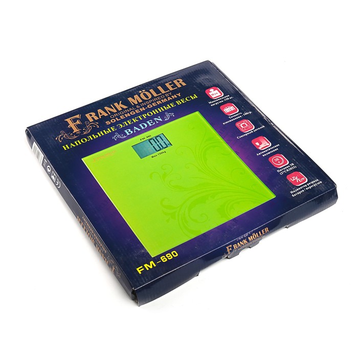 Весы напольные Frank Moller FM - 690, 150 кг, сенсор