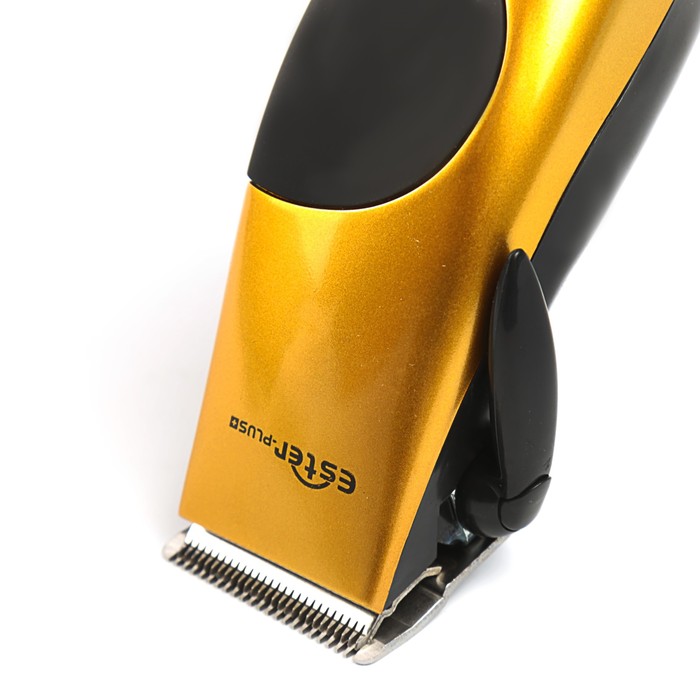 Машинка для стрижки Ester Plus ET - 9283, 15 Вт, 4 насадки