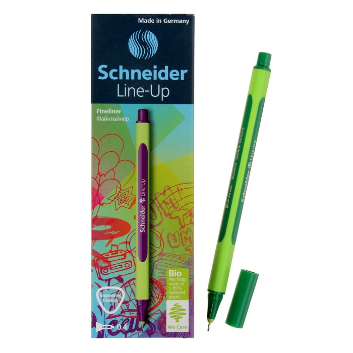 Линер Schneider Line-Up, узел 0,4 мм, темно-зелёный