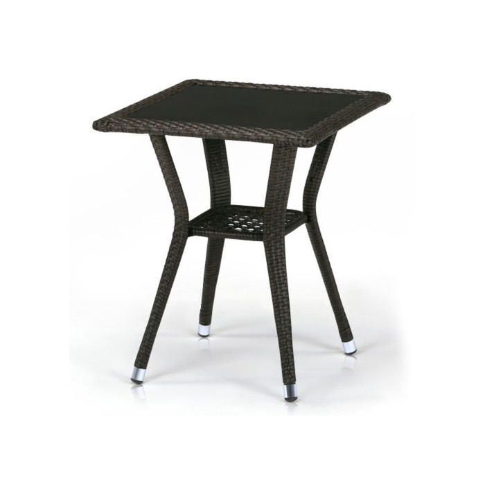 Стол из искусственного ротанга T25-W53-50x50 Brown