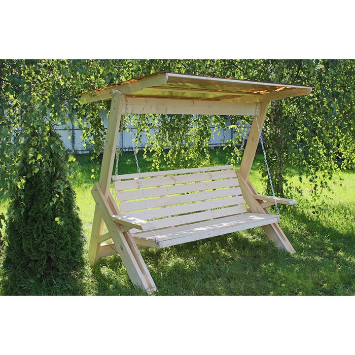 Качели садовые Сенди Л ПК8 некрашеные