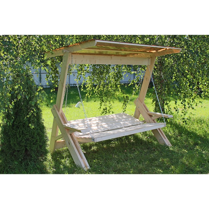 Качели садовые Сенди Л ПК8 некрашеные
