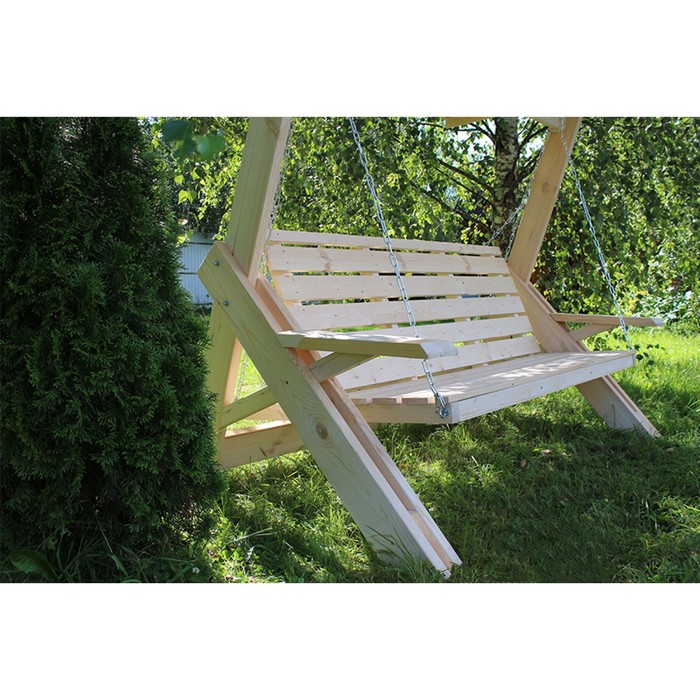 Качели садовые Сенди Л ПК8 некрашеные
