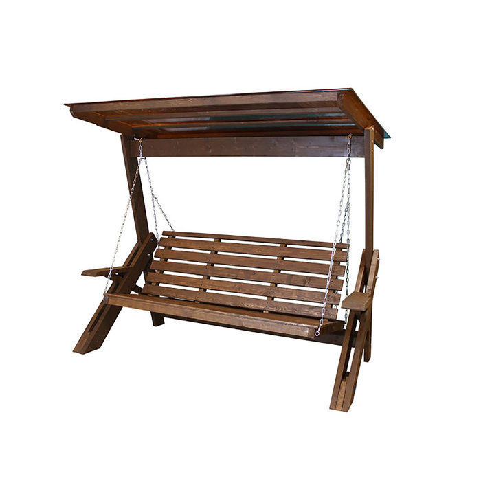 Качели садовые Сенди Л ПК8 орех