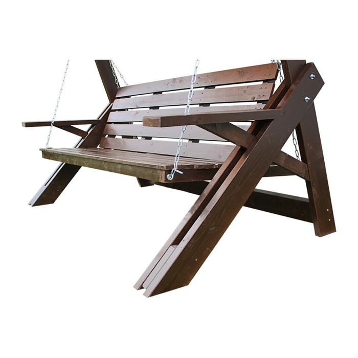 Качели садовые Сенди Л ПК8 палисандр