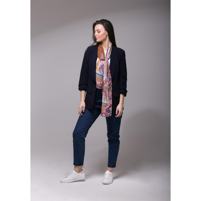 Палантин Этель "Москва", размер 50 х 160 см, цвет бежевый