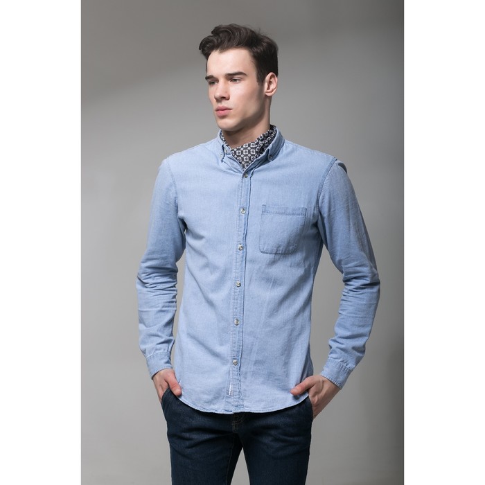 Палантин мужской Этель "Доменико", размер 25 х 130 см, цвет серый