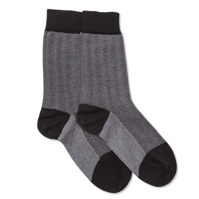 Набор носков мужских (5 пар), цвет чёрный, размер 25