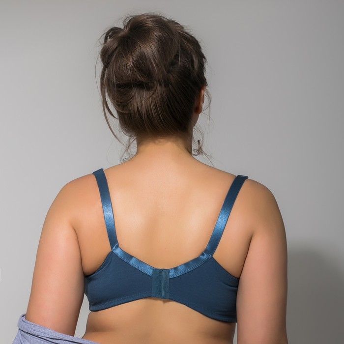 Бюстгальтер женский "Жаклин", размер 120 D, цвет синий 1501