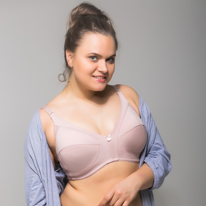 Бюстгальтер женский "Жаклин", размер 105 D, цвет бежевый 1501