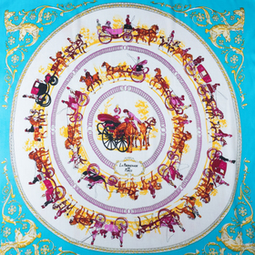 

Платок женский "Николь", размер 105*105 см, цвет голубой