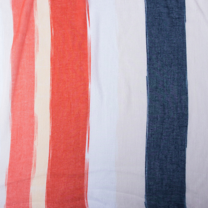 Палантин Этель "Геометрия", размер 60 х 180 см, цвет красный, вискоза