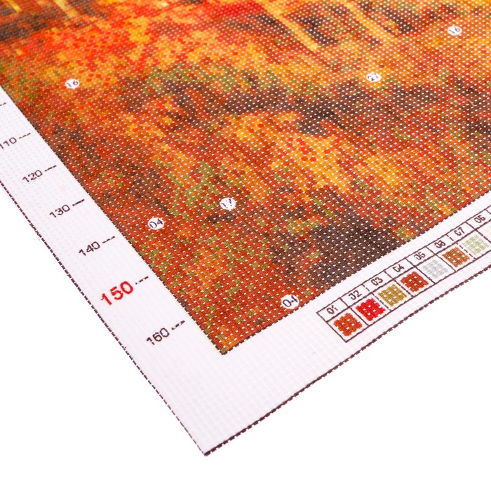 Канва для вышивания с рисунком «Левитан. Золотая осень» 47 х 39 см