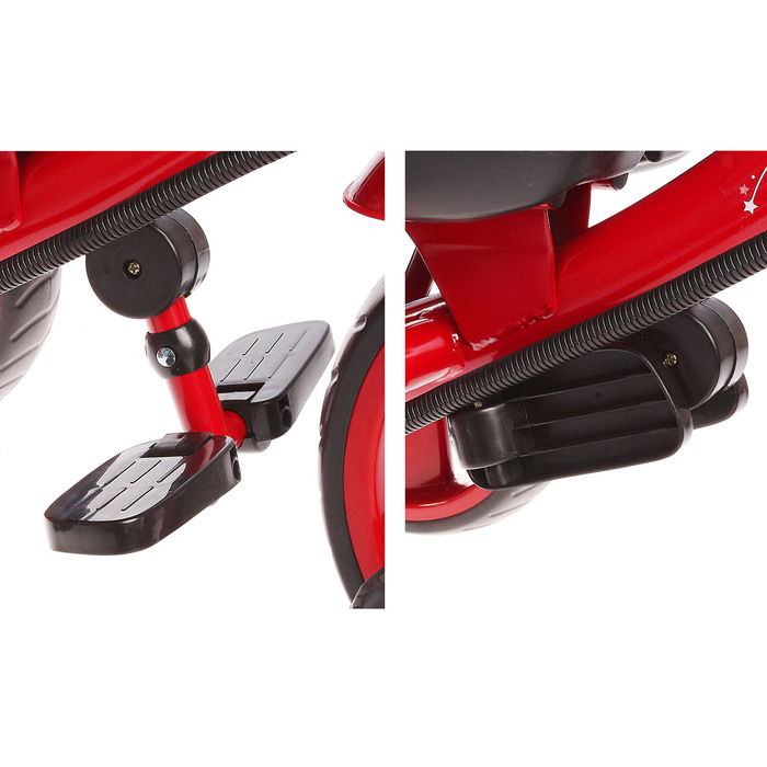 Велосипед трехколесный Micio Сity 2018, колеса EVA 12"/10", цвет красный